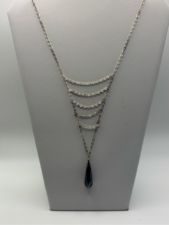 Silpada Jewelry - Vintage Silpada Necklace with Gray Teardrop Pendant